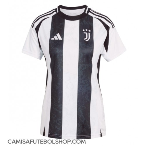 Camisa de time de futebol Juventus Replicas 1º Equipamento Feminina 2024-25 Manga Curta